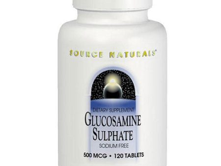 Glucosamine Sulfate 500mg 120 tabs from Source Naturals Online