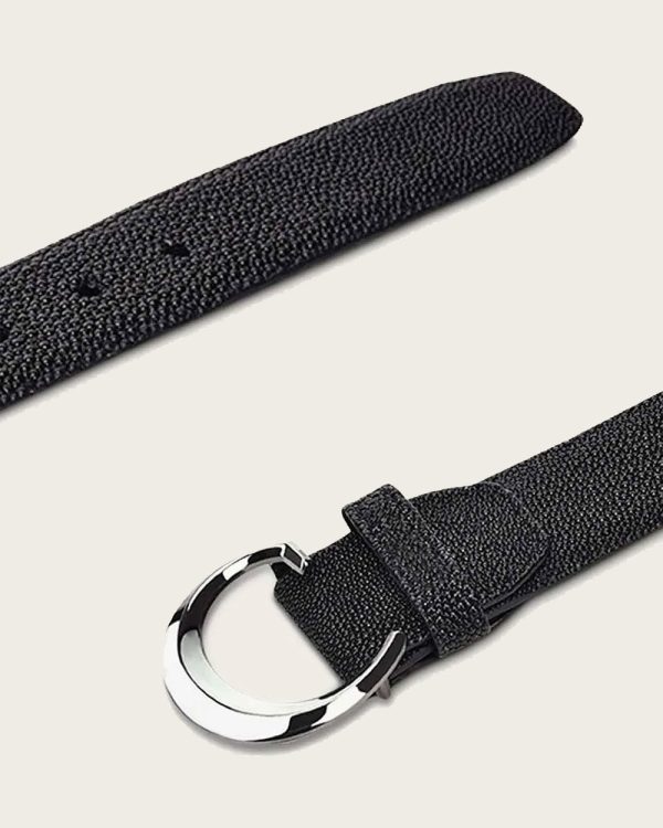 Black stingray exotic Belt on Sale