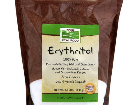 Erythritol, Natural Sweetener, 2.5 lb, NOW Foods Cheap