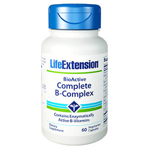 BioActive Complete B-Complex, 60 Vegetarian Capsules, Life Extension Online Hot Sale