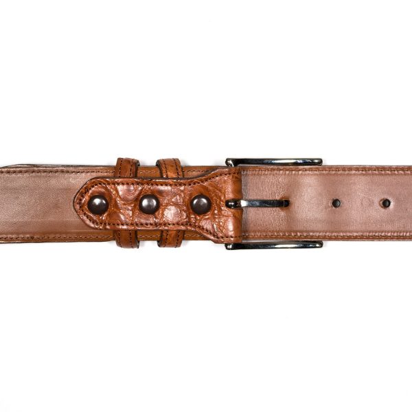 Belt in Matte Cognac Alligator Online