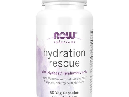 Hydration Rescue with Hyabest Hyaluronic Acid, 60 Veg Capsules, NOW Foods Cheap