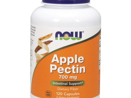 Apple Pectin Dietary Fiber 700 mg, Intestinal Support, 120 Capsules, NOW Foods Supply