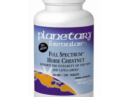 Horse Chestnut Seed Extract 300mg Full Spectrum 60 tabs, Planetary Herbals Discount