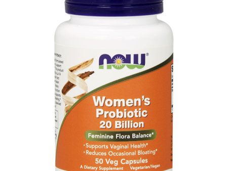 Women s Probiotic 20 Billion, 50 Vegetarian Capsules, NOW Foods Supply