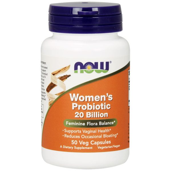 Women s Probiotic 20 Billion, 50 Vegetarian Capsules, NOW Foods Supply