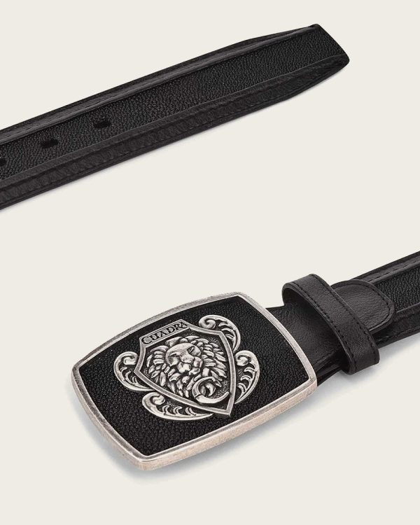 Black western stingray Belt Online now