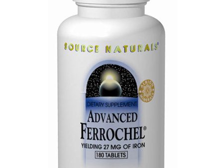 Advanced Ferrochel Iron 27mg 90 tabs from Source Naturals Supply