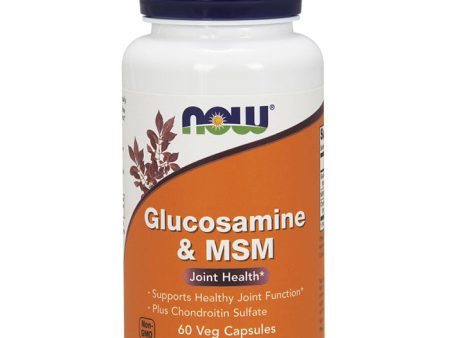 Glucosamine & MSM, 60 Veg Capsules, NOW Foods Sale