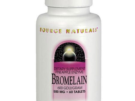 Bromelain 600 GDU 500mg 120 tabs from Source Naturals For Sale