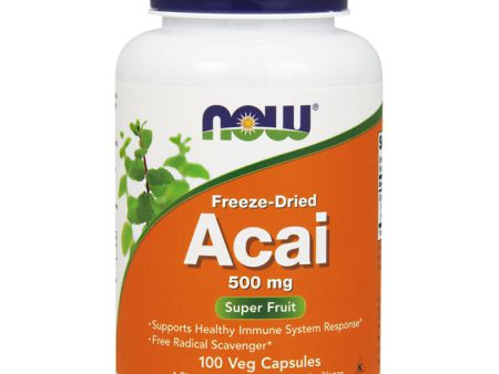 Acai 500 mg, Freeze-Dried, 100 Vegetarian Capsules, NOW Foods Sale