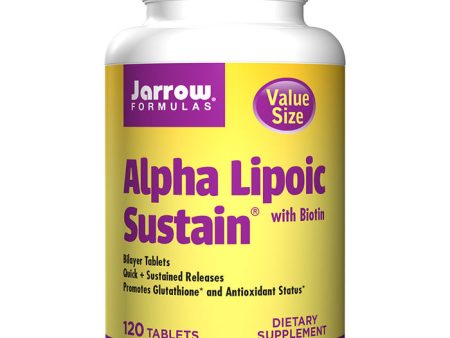 Alpha Lipoic Sustain 300, Value Size, 120 Bilayer Tablets, Jarrow Formulas Online Sale