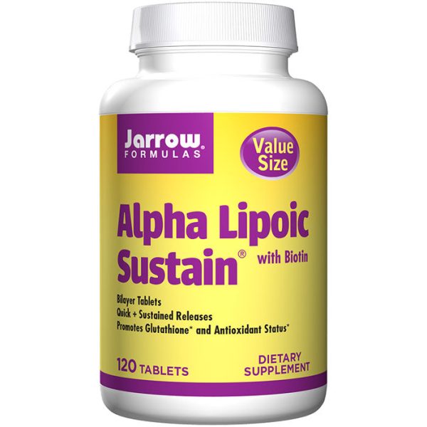 Alpha Lipoic Sustain 300, Value Size, 120 Bilayer Tablets, Jarrow Formulas Online Sale