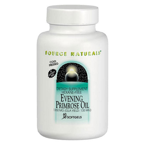 Evening Primrose Oil 500mg (50mg GLA) 30 softgels from Source Naturals Sale