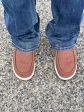 Mens Sherpa Lined Slip on Sneaker in Brown Online Sale