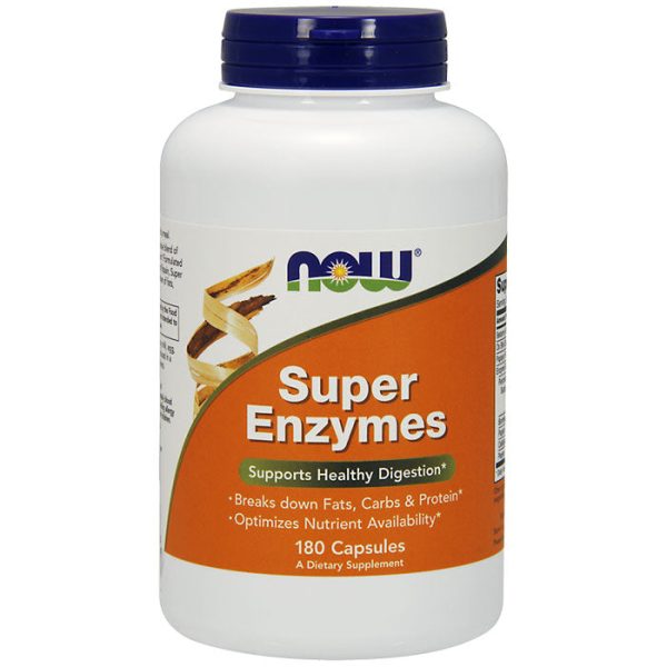 Super Enzymes Caps, 180 Capsules, NOW Foods For Sale