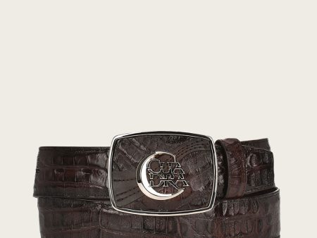 Brown engraved ultra exotic Belt Cheap