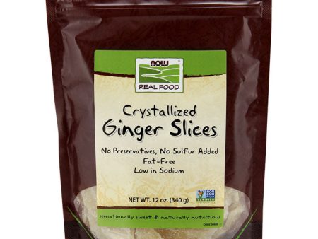 Crystallized Ginger Slices 12 oz, NOW Foods Sale