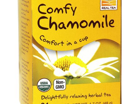 Comfy Chamomile Tea, Organic, 24 Tea Bags, NOW Foods Supply