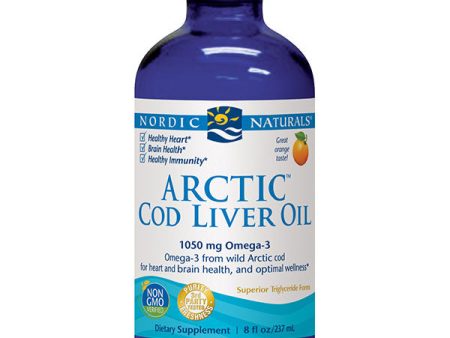 Arctic Cod Liver Oil Liquid - Orange 8 oz, Nordic Naturals For Discount