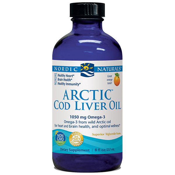 Arctic Cod Liver Oil Liquid - Orange 8 oz, Nordic Naturals For Discount