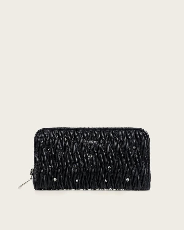 Black cafted wallet Online Hot Sale