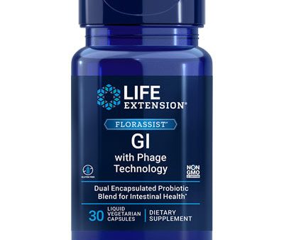 FLORASSIST GI with Phage Technology, 30 Liquid Vegetarian Capsules, Life Extension Online Sale