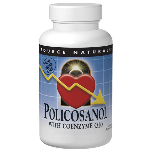 Policosanol 10mg with 15mg CoQ10 30 tabs from Source Naturals Cheap