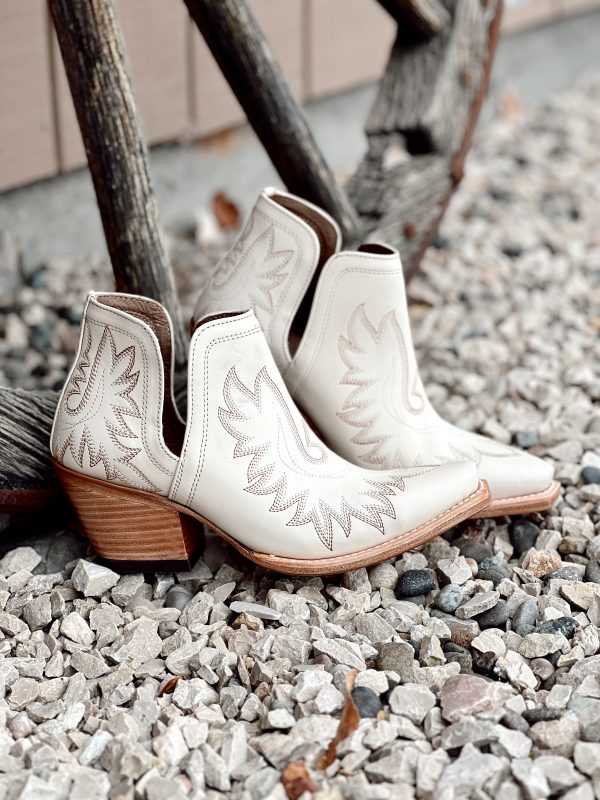 The Dixon Boot in Ivory Online Sale