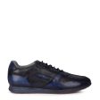 Sneakers blue exotic python leather on Sale