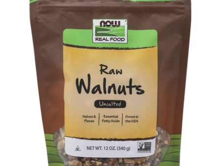 Raw & Unsalted Walnuts, 12 oz (340 g), NOW Foods Online