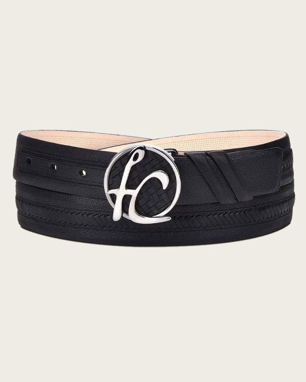 Black handwoven Belt Hot on Sale