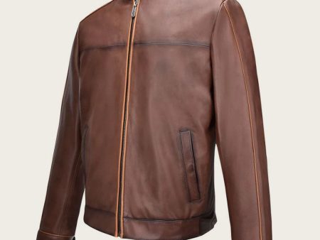 Brown minimalist jacket For Discount