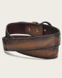 Honey and black engraved Belt Discount