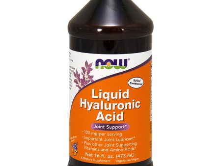 Liquid Hyaluronic Acid 100 mg, 16 oz, NOW Foods Hot on Sale