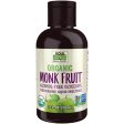 Organic Monk Fruit Liquid, Alcohol-Free Glycerite, 2 oz, NOW Foods Online Sale