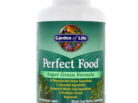 Perfect Food, Super Green Formula, 150 Caplets, Garden of Life For Cheap