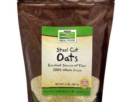 Oats Steel Cut, 2 lb, NOW Foods Sale