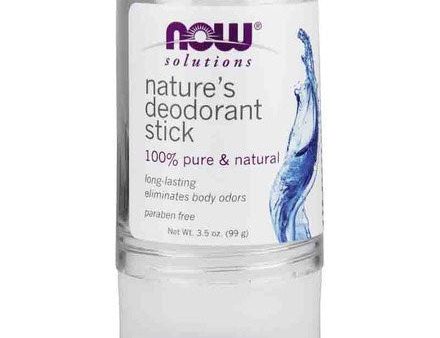 Nature s Deodorant Stick 3.5 oz, NOW Foods For Discount