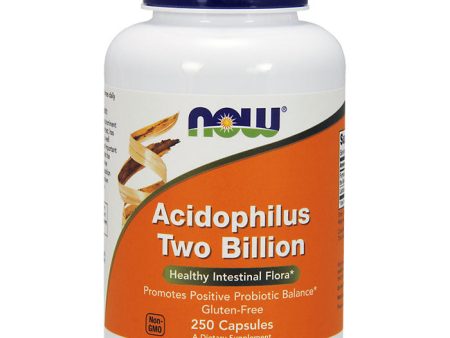 Acidophilus Two Billion, Value Size, 250 Capsules, NOW Foods Online Sale