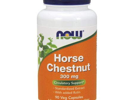 Horse Chestnut 300 mg, Standardized Extract, 90 Veg Capsules, NOW Foods For Sale