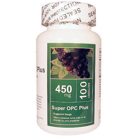 All Nature Super OPC Plus 450mg 100 Capsules, Grape Seed Extract Plus Sale