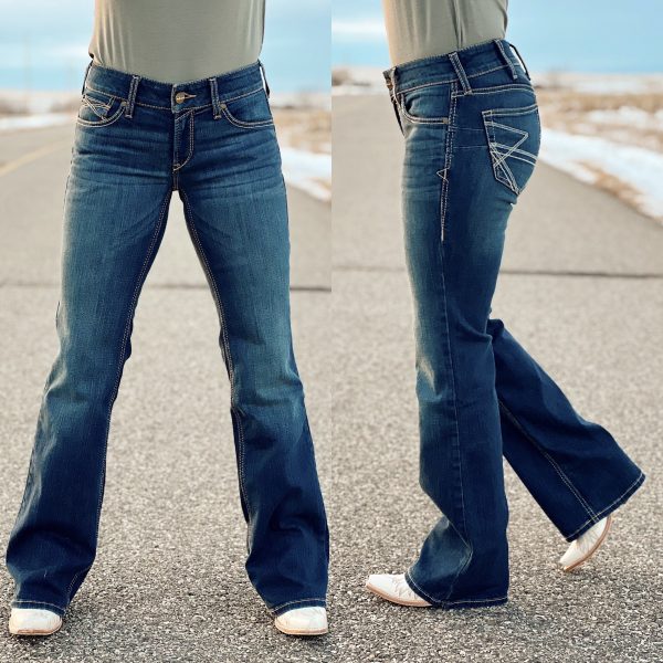 The Sideways Mid Rise Bootcut Jean For Cheap