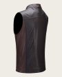 Brown elegant vest Discount