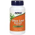 Olive Leaf Extract 500 mg, Standardized, 60 Vegetarian Capsules, NOW Foods For Discount