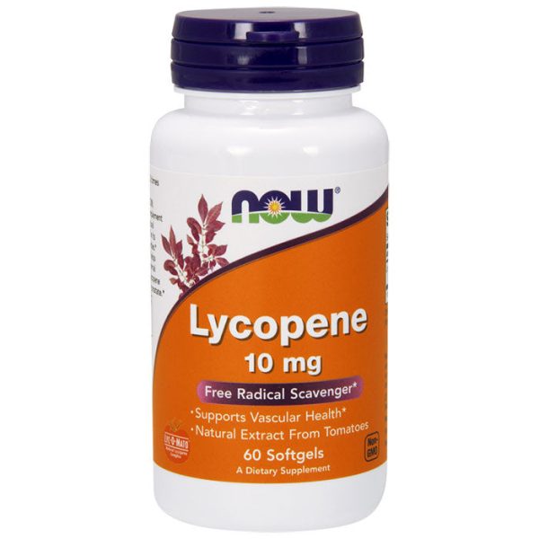 Lycopene Tomato Extract 10 mg 60 Softgels, NOW  Foods Online Sale