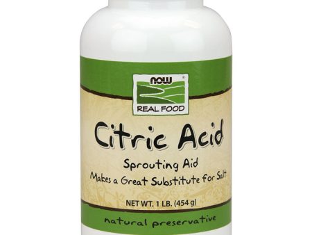 Citric Acid, Natural Preservative, 1 lb, NOW Foods For Sale