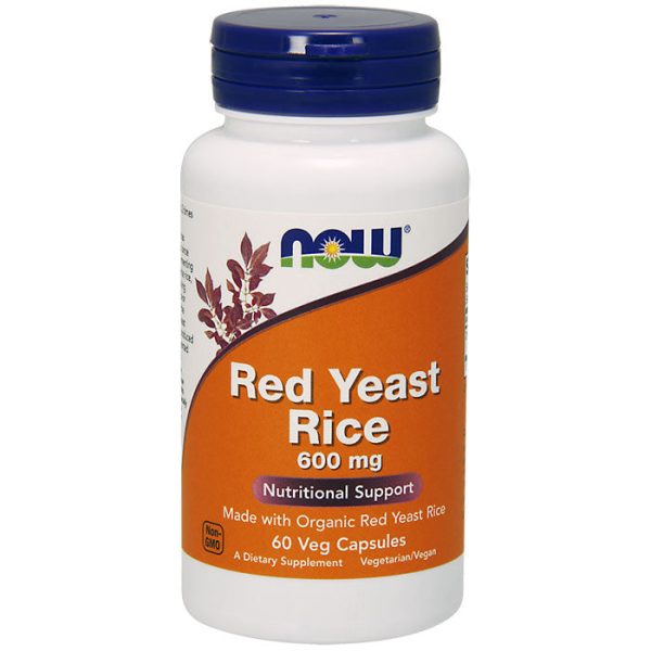 Red Yeast Rice 600 mg, 60 Vegetarian Capsules, NOW Foods Supply