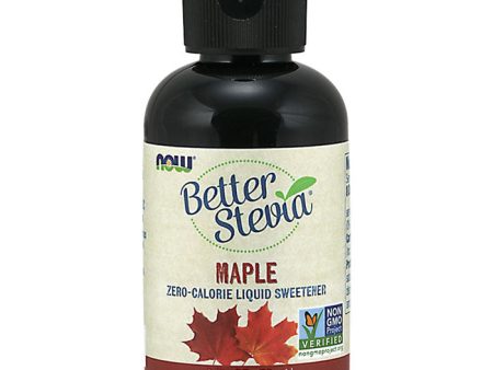 BetterStevia Liquid Stevia - Maple Flavor, 2 oz, NOW Foods on Sale