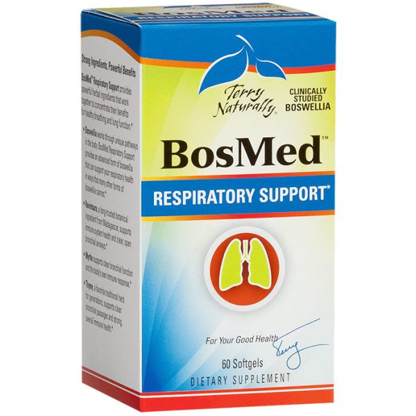 Terry Naturally BosMed Respiratory Support, 60 Softgels, EuroPharma Fashion